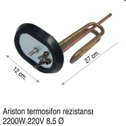 ARİSTON - Ariston Termosifon Rezistansı - 27cm