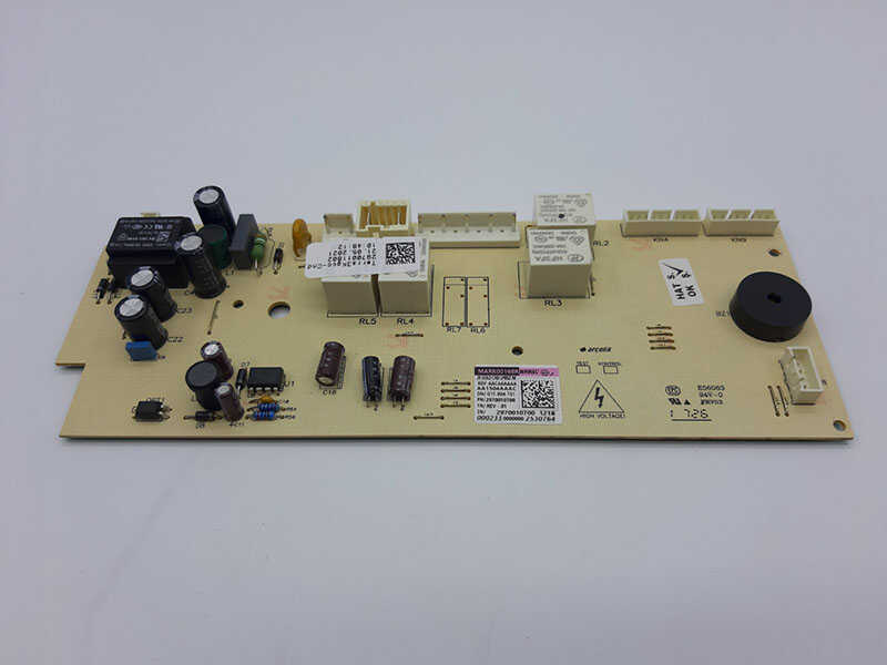 Arçelik 2772 Kt Kurutma Makinesi Kartı - 5 Soket