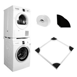 ÜNİVERSAL - Çamaşır ve Kurutma Makinesi Aparatı - Beyaz