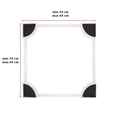 Çamaşır ve Kurutma Makinesi Aparatı - Beyaz - Thumbnail