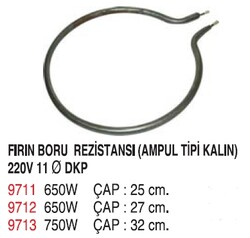 ÜNİVERSAL - Davul Fırın Boru Rezistansı - 220V