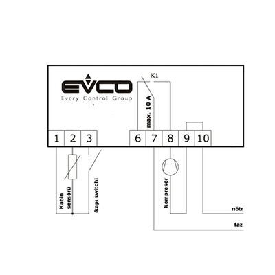 Digital Termostat - Tek Röle