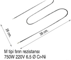 M Tipi Fırın Rezistansı - Thumbnail