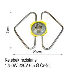 ÜNİVERSAL - Semaver Kelebek Rezistansı - 1750W