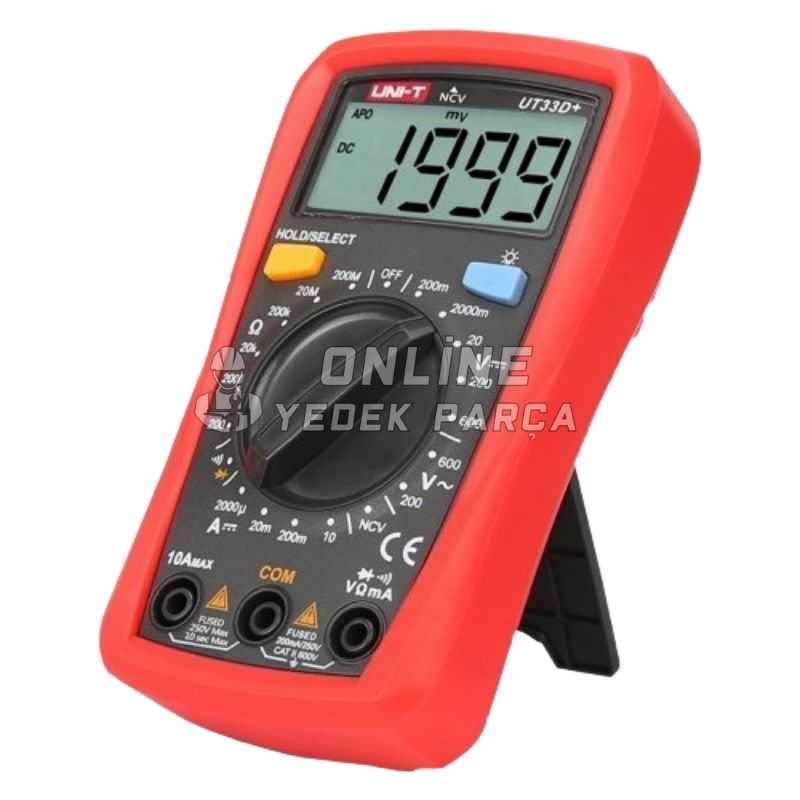 Unı-t Ut33d+ 600v 10a Dijital Multimetre Ölçü Aleti