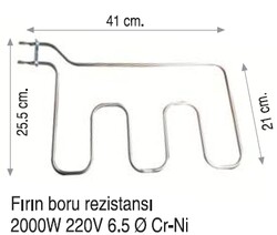 ÜNİVERSAL - Fırın Boru Rezistansı