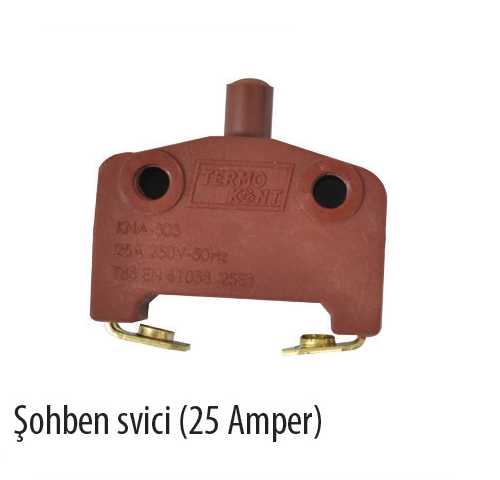 Şofben Sivici - Yeni Tip (25 Amper)