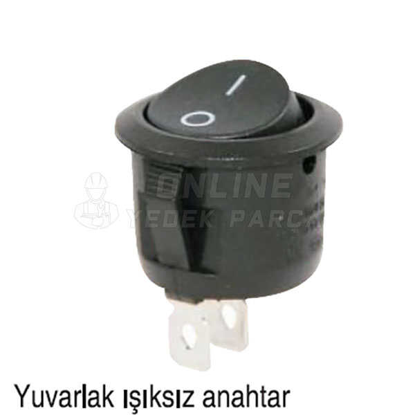 Yuvarlak Işıksız Anahtar