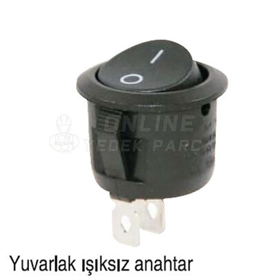 Yuvarlak Işıksız Anahtar